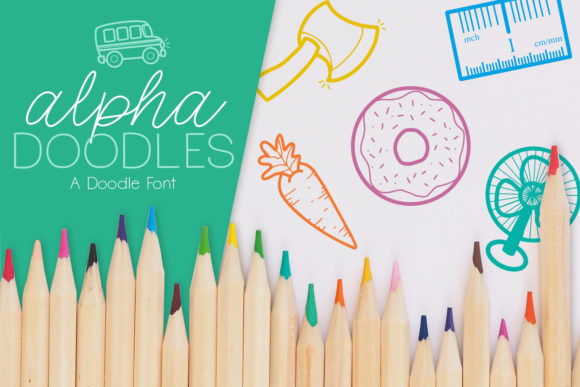 Alpha Doodles: A Playful Typeface for Editorial Projects