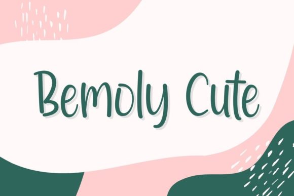 Bemoly Cute: A Delicate Font for Creative Branding