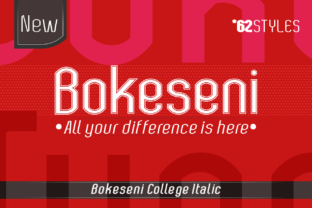 Bokeseni College Italic for Business Branding