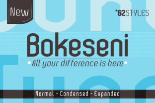 Bokeseni Condensed: A Font That Breathes Life Into Handmade Creations