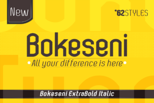 Bokeseni ExtraBold Italic for Professional Design Work