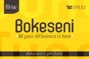 Bokeseni Light Italic for Clean Editorial Design