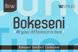 Bokeseni SemiBold Condensed for Editorial Design