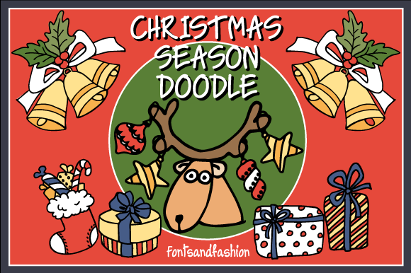 Bringing Holiday Cheer with Christmas Season Doodle Font