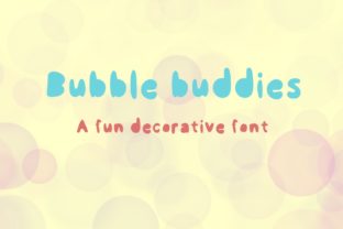 Bubble Buddies: A Whimsical Font for Creative Publishing