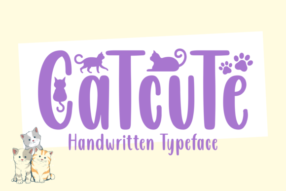 Catcute: A Playful Font for Engaging Brand Content