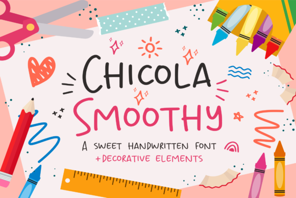 Chicola Smoothy: A Handwritten Font for Authentic Branding