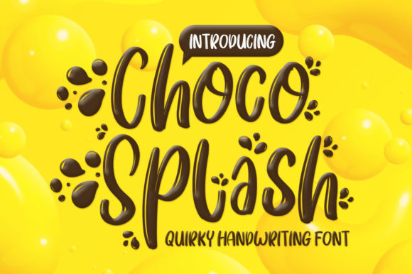 Choco Splash: The Font That Elevates Your Brand