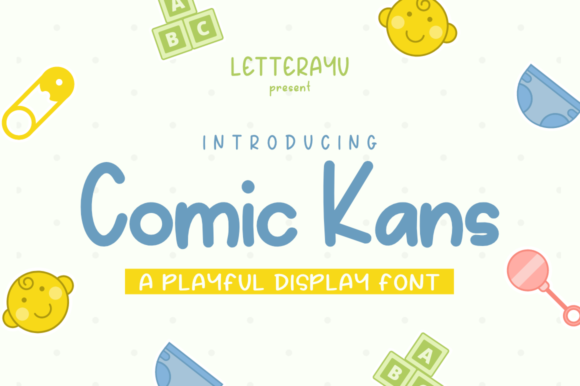 Comic Kans: A Sweet Script Font for Small Business Branding
