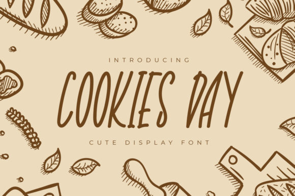 Cookies Day Font for Web Design