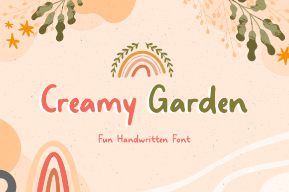 Creamy Garden Font for Web Design