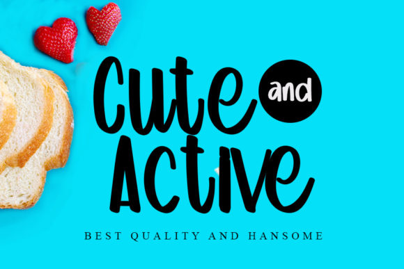 Cute and Active: A Handwritten Font for Editorial Elegance