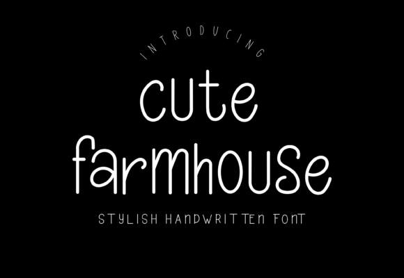 Cute Farmhouse Font for Branding Projects