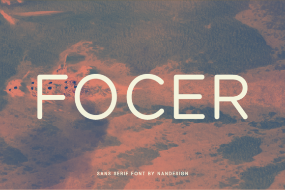 Focer: A Clean Sans Serif Font for Digital Design