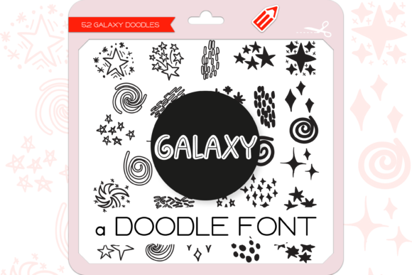 Galaxy Dingbats: A Starry Font for Creative Design