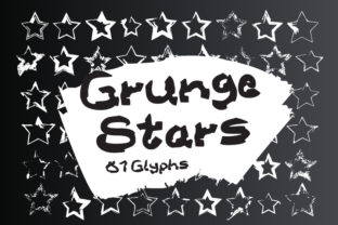 Grunge Stars: A Font for Editorial Expression