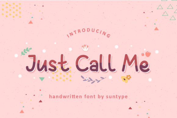 Just Call Me: A Script Font for Modern Branding