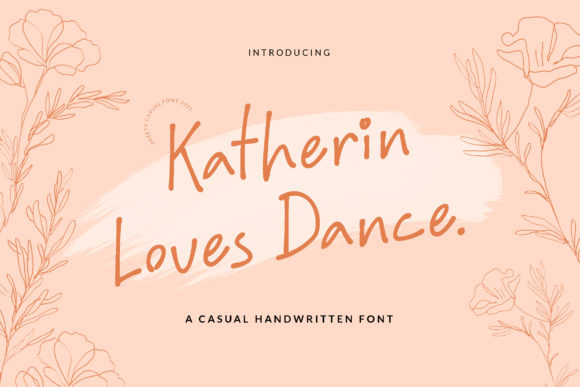 Katherin Loves Dance Font for Handmade Creations