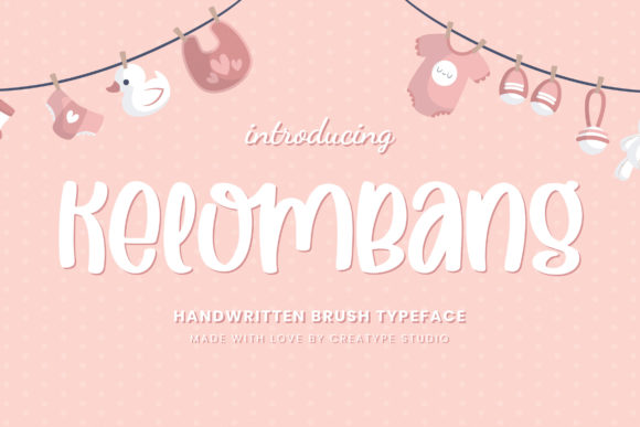Kelombang: A Handwritten Font for Creative Projects
