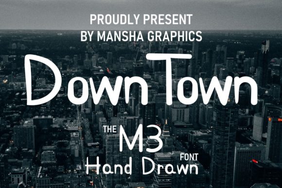 M3 Hand Drawn Font for Editorial Design