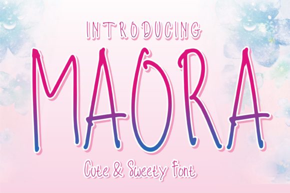 Maora Cute Sweety: The Font That Boosts Campaign Clarity