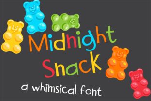 Midnight Snack: A Playful Font for Eye-Catching Campaigns