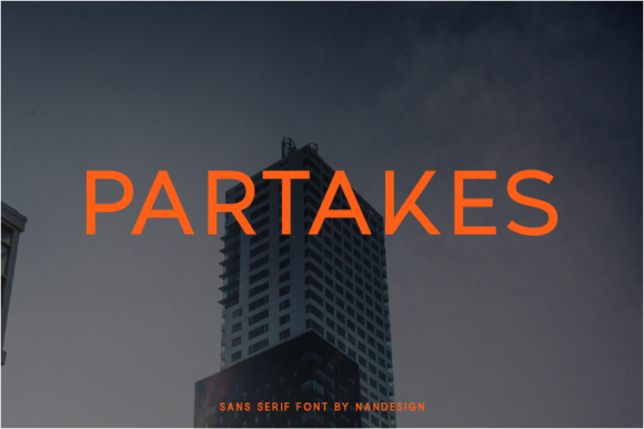 Partakes: A Font That Speaks with Clarity and Charm