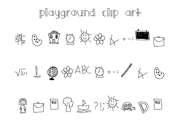 Playground Clip Art: A Playful Font for Marketers