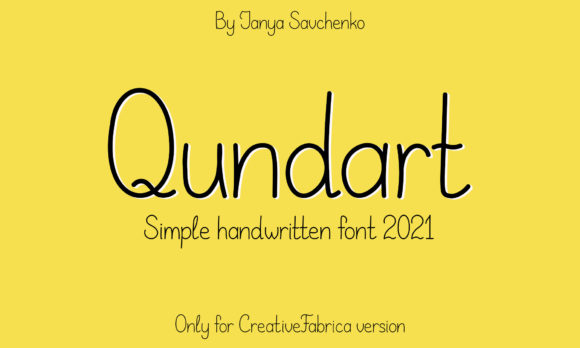 Qundart - Simple Handwritten for Editorial Design