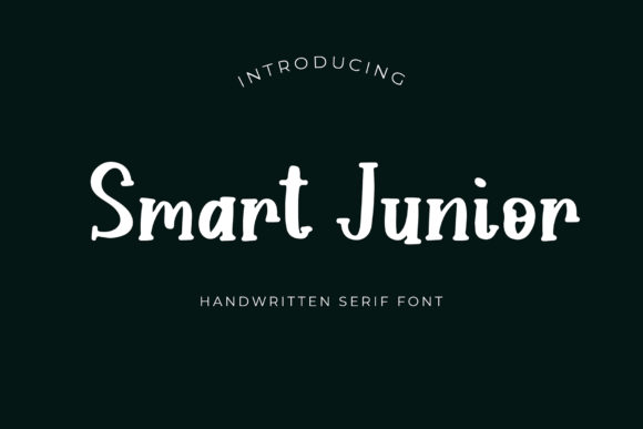 Smart Junior: A Playful Serif Font for Creative Publishing