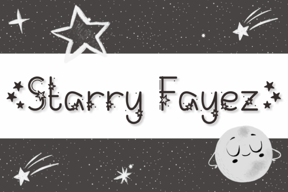 Starry Fayez: A Decorative Font for Creative Projects