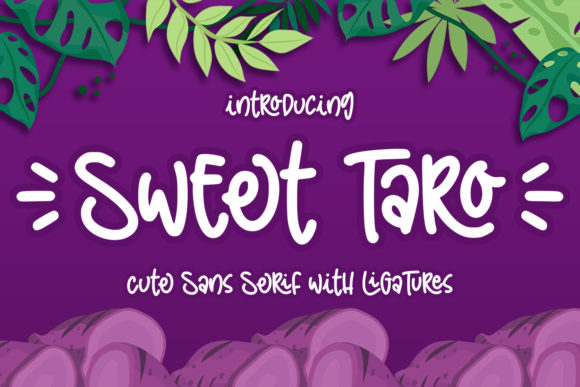 Sweet Taro Font for Web Design