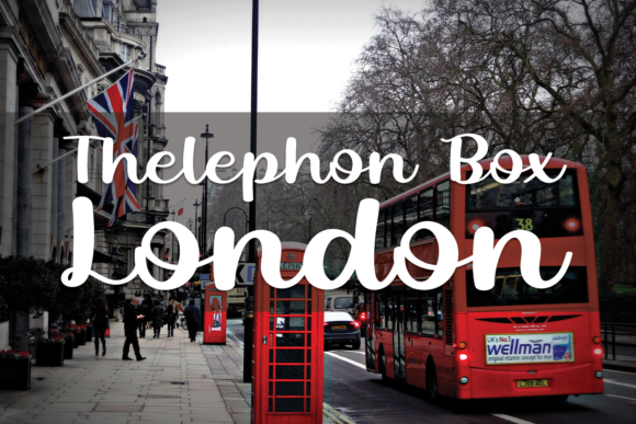 Telephone Box London Font for Playful Branding Projects
