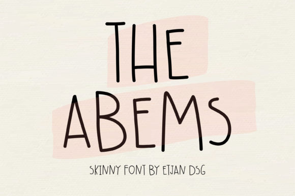The Abems Font for Web Design and Branding